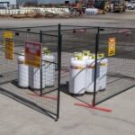 construction storage fencing